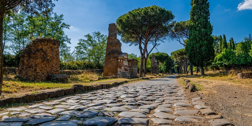 A picture of Appian Way, Rome