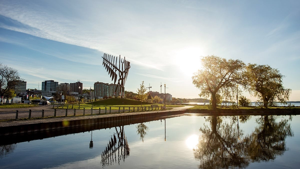 A picture of Barrie ONT waterfront