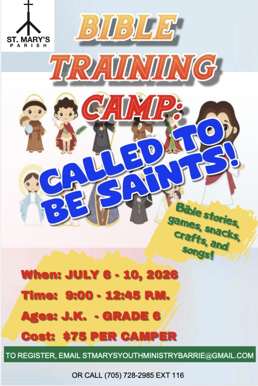 Bible Camp 2026 poster