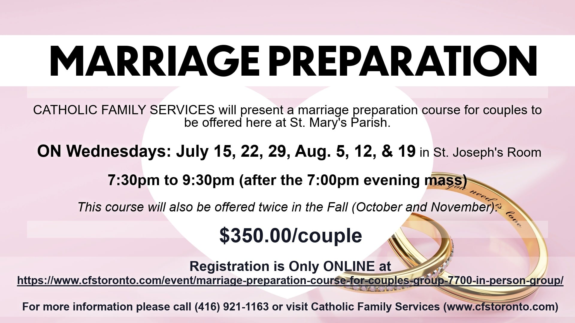 Marriage Prep poster 2026