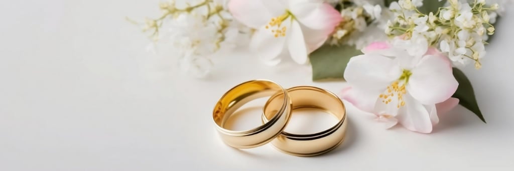 a picture of wedding rings for Marriage prep course