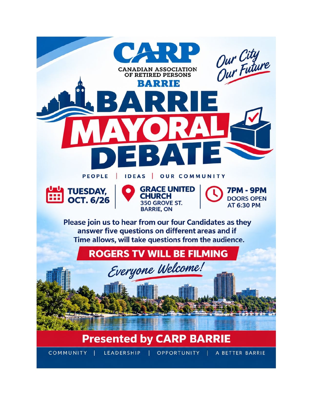 Barrie Mayor Debates - Poster 2026