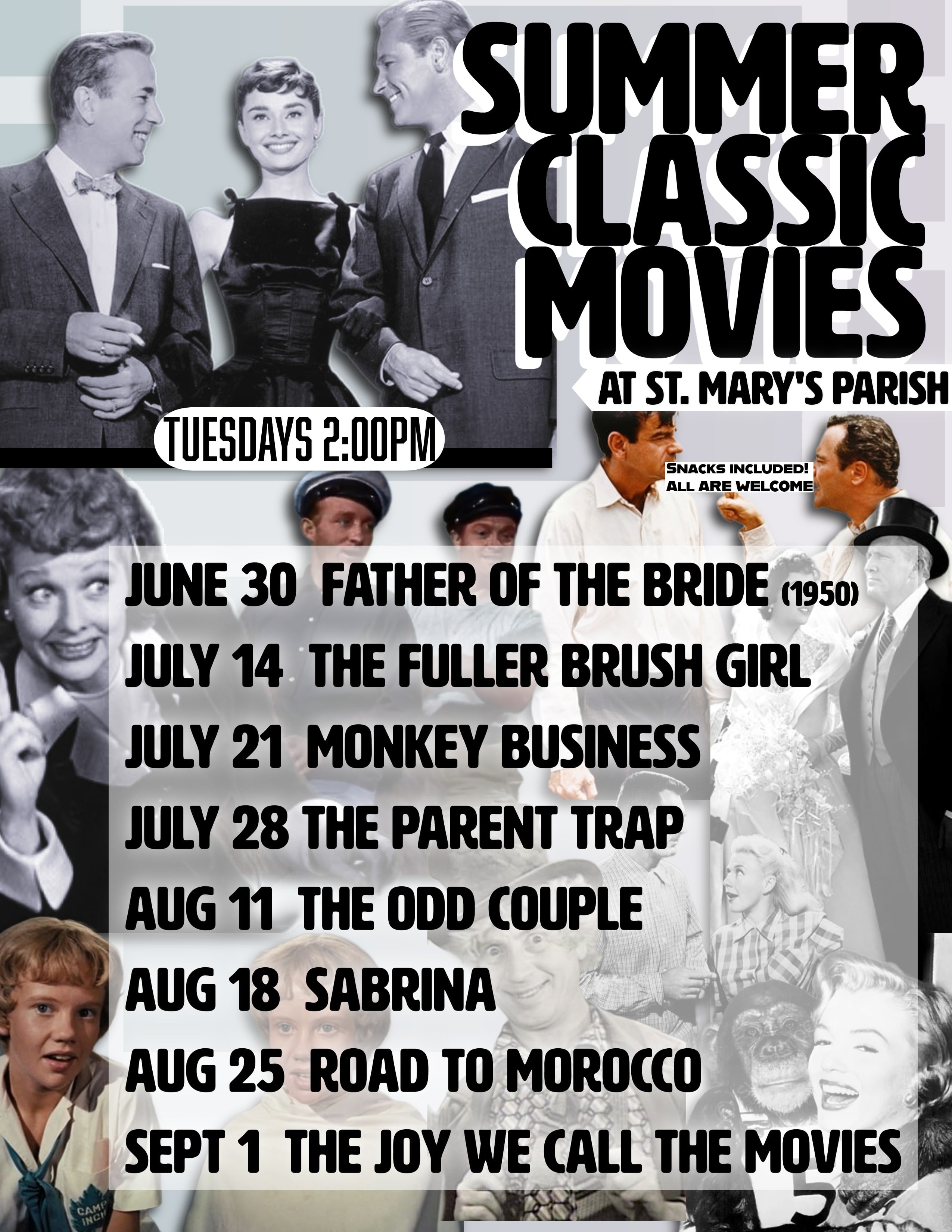 Summer Classic Movies 2026 Poster Summer Classic Movies 2026 Poster