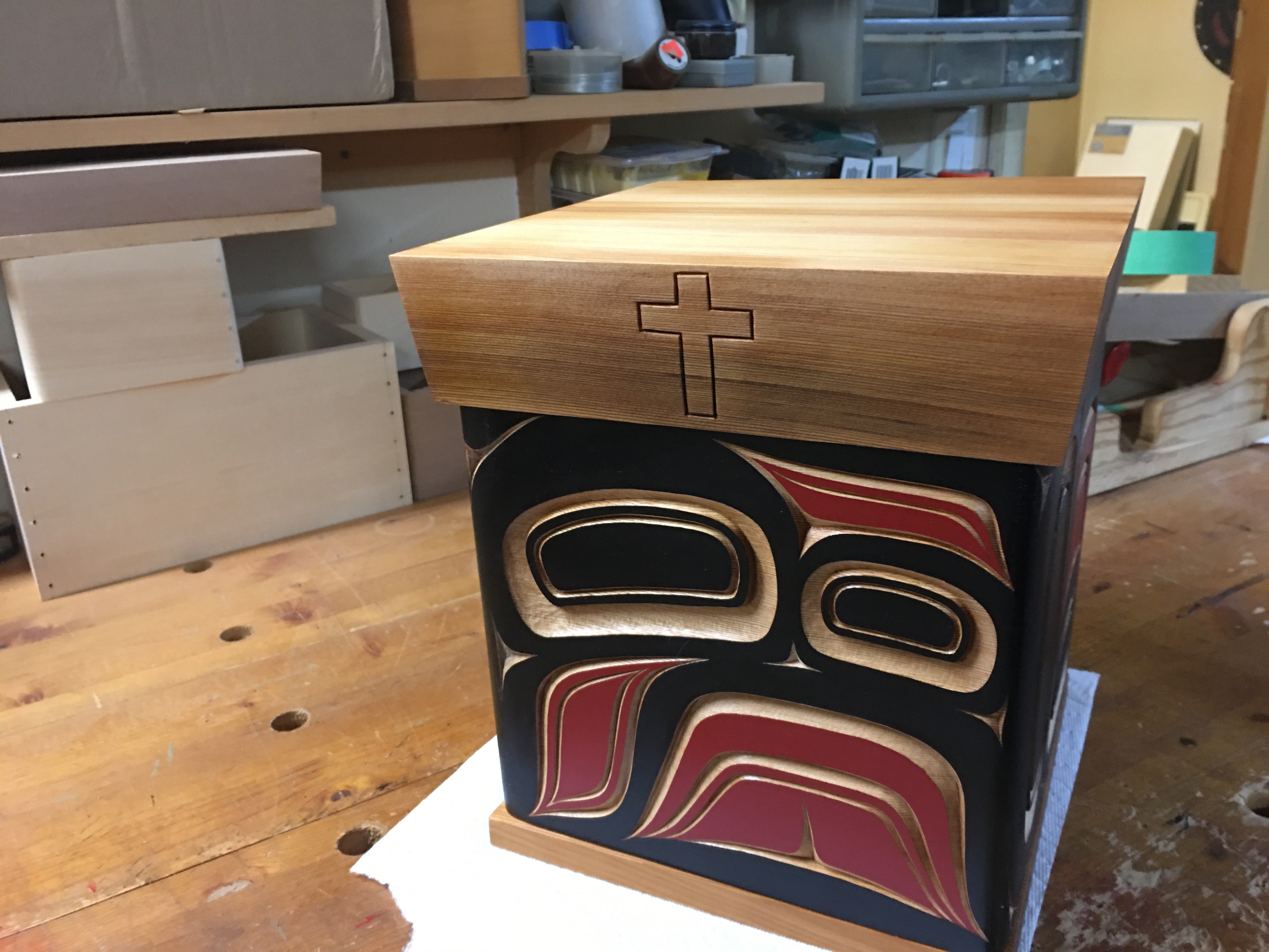 Picture of St. Mary's Bentwood Box "Infinity" design