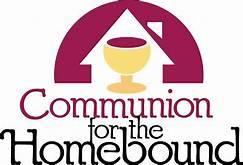 Clipart containing the words Communion to the Homebound