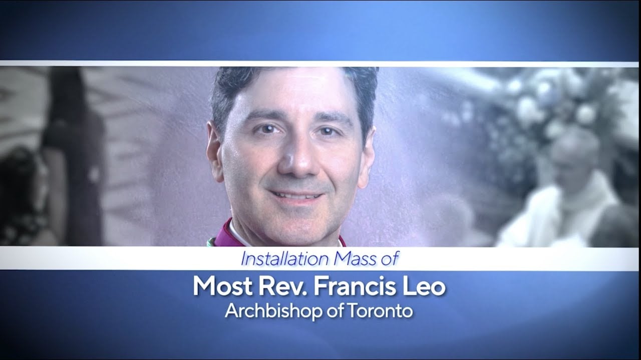 Photo of Archbishop Francis Leo as he is installed in Toronto March 25, 2023