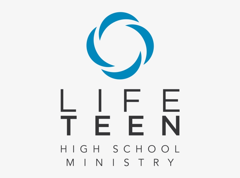 Life Teen Logo and the words Life Teen High School Ministry