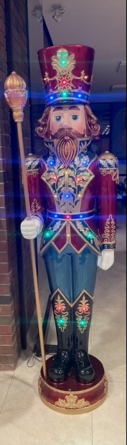 Life-sized Nutcracker decoration