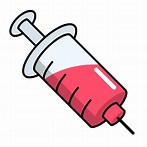 syringe for a shot