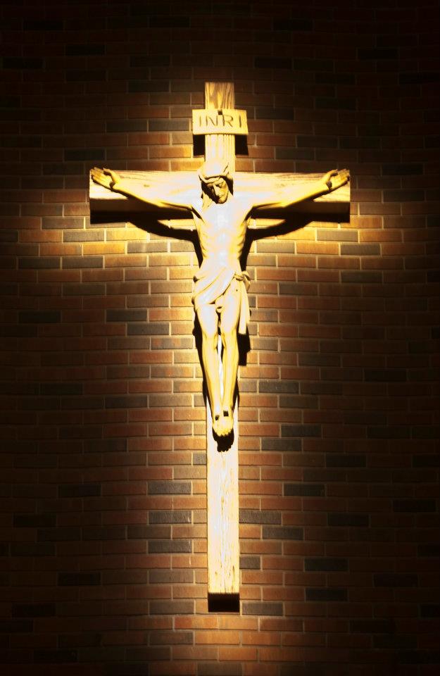 Close up of Crucifix at St. Mary's, Barrie