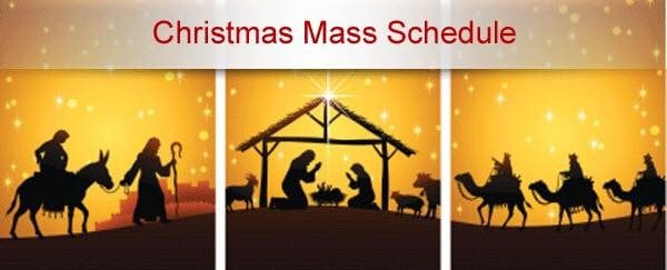 Christmas Mass Schedule