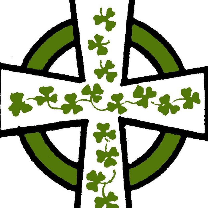 Green Celtic Cross